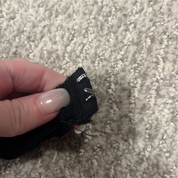 LACE PINS & NEEDLES HALTER BLACK BRA SMALL - Picture 5 of 5